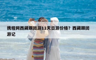 携程网西藏跟团游11天日游价格？西藏跟团游记