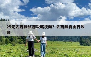 25元去西藏旅游攻略视频？去西藏自由行攻略