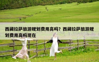 西藏拉萨旅游规划费用高吗？西藏拉萨旅游规划费用高吗现在