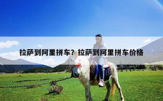 拉萨到阿里拼车？拉萨到阿里拼车价格