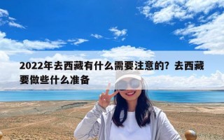 2022年去西藏有什么需要注意的？去西藏要做些什么准备