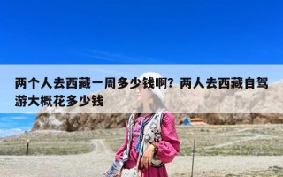 两个人去西藏一周多少钱啊？两人去西藏自驾游大概花多少钱