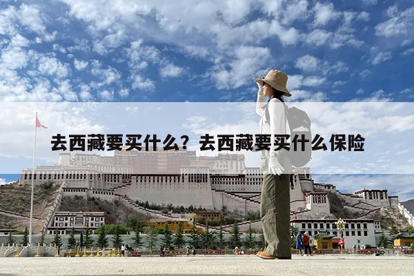 去西藏要买什么?去西藏要买什么保险
