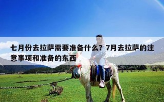 七月份去拉萨需要准备什么？7月去拉萨的注意事项和准备的东西