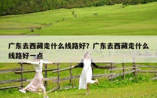 广东去西藏走什么线路好？广东去西藏走什么线路好一点