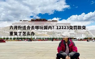 六月份适合去哪玩国内？12123交罚款交重复了怎么办