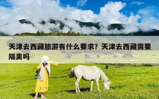 天津去西藏旅游有什么要求？天津去西藏需要隔离吗