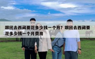 跟团去西藏要花多少钱一个月？跟团去西藏要花多少钱一个月费用