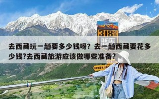 去西藏玩一趟要多少钱呀？去一趟西藏要花多少钱?去西藏旅游应该做哪些准备?