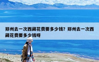 郑州去一次西藏花费要多少钱？郑州去一次西藏花费要多少钱呀