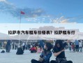 拉萨市汽车租车价格表？拉萨租车行