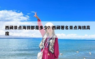 西藏景点海拔都是多少？西藏著名景点海拔高度