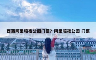 西藏阿里暗夜公园门票？阿里暗夜公园 门票