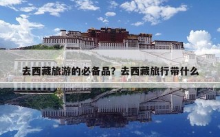 去西藏旅游的必备品？去西藏旅行带什么