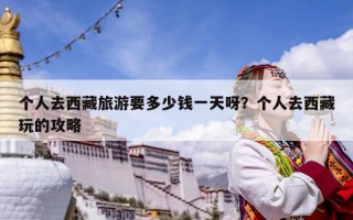 个人去西藏旅游要多少钱一天呀？个人去西藏玩的攻略