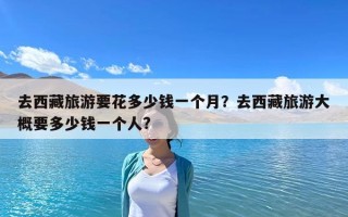 去西藏旅游要花多少钱一个月？去西藏旅游大概要多少钱一个人?