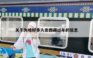 关于为啥好多人去西藏过年的信息
