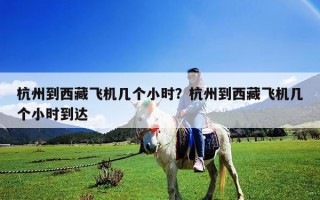 杭州到西藏飞机几个小时？杭州到西藏飞机几个小时到达