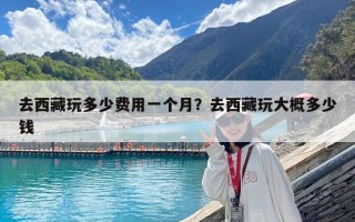 去西藏玩多少费用一个月？去西藏玩大概多少钱