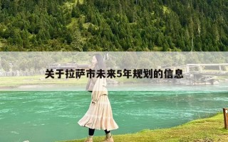 关于拉萨市未来5年规划的信息