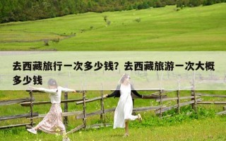 去西藏旅行一次多少钱？去西藏旅游一次大概多少钱