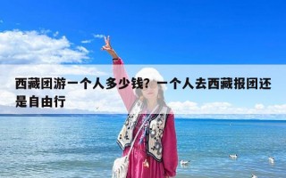 西藏团游一个人多少钱？一个人去西藏报团还是自由行