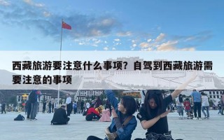 西藏旅游要注意什么事项？自驾到西藏旅游需要注意的事项