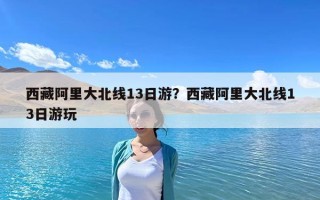 西藏阿里大北线13日游？西藏阿里大北线13日游玩