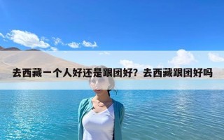 去西藏一个人好还是跟团好？去西藏跟团好吗