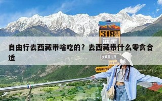 自由行去西藏带啥吃的？去西藏带什么零食合适