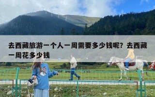 去西藏旅游一个人一周需要多少钱呢？去西藏一周花多少钱