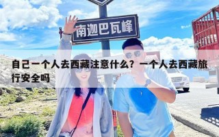 自己一个人去西藏注意什么？一个人去西藏旅行安全吗