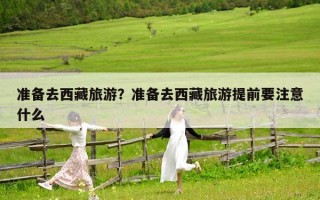 准备去西藏旅游？准备去西藏旅游提前要注意什么