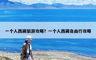 一个人西藏旅游攻略？一个人西藏自由行攻略