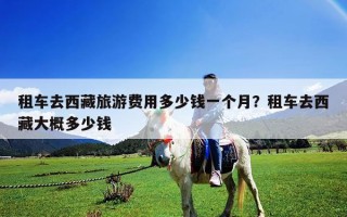 租车去西藏旅游费用多少钱一个月？租车去西藏大概多少钱