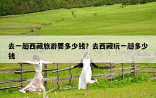 去一趟西藏旅游要多少钱？去西藏玩一趟多少钱