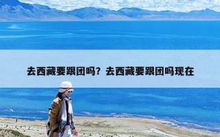 去西藏要跟团吗？去西藏要跟团吗现在
