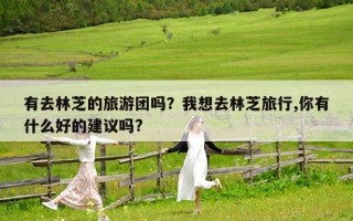 有去林芝的旅游团吗？我想去林芝旅行,你有什么好的建议吗?