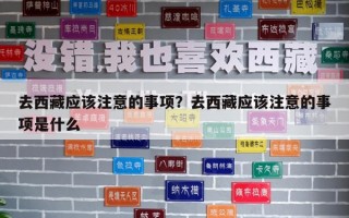 去西藏应该注意的事项？去西藏应该注意的事项是什么