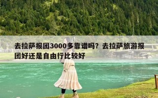 去拉萨报团3000多靠谱吗？去拉萨旅游报团好还是自由行比较好