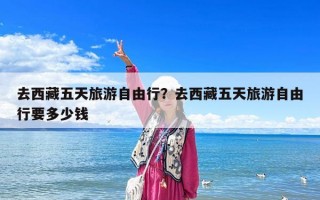 去西藏五天旅游自由行？去西藏五天旅游自由行要多少钱