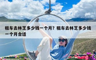 租车去林芝多少钱一个月？租车去林芝多少钱一个月合适