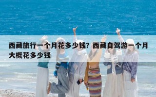 西藏旅行一个月花多少钱？西藏自驾游一个月大概花多少钱