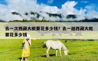 去一次西藏大概要花多少钱？去一趟西藏大概要花多少钱