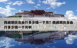 西藏跟团自由行多少钱一个月？西藏跟团自由行多少钱一个月啊