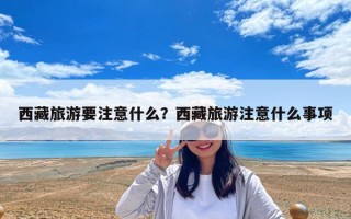 西藏旅游要注意什么？西藏旅游注意什么事项