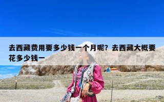 去西藏费用要多少钱一个月呢？去西藏大概要花多少钱一