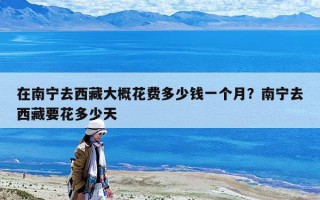 在南宁去西藏大概花费多少钱一个月？南宁去西藏要花多少天
