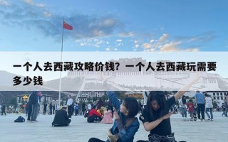 一个人去西藏攻略价钱？一个人去西藏玩需要多少钱