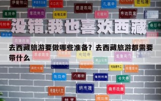 去西藏旅游要做哪些准备？去西藏旅游都需要带什么